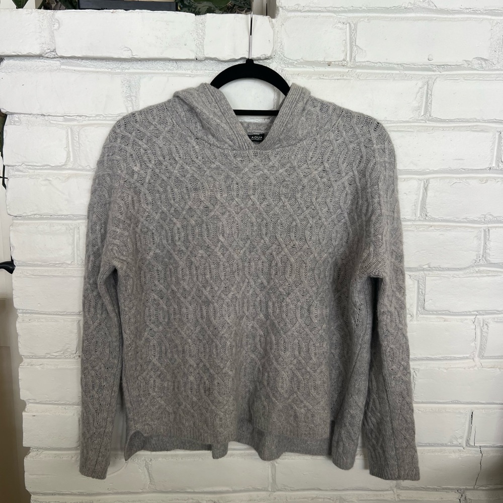 Aqua Cashmere Hoodie